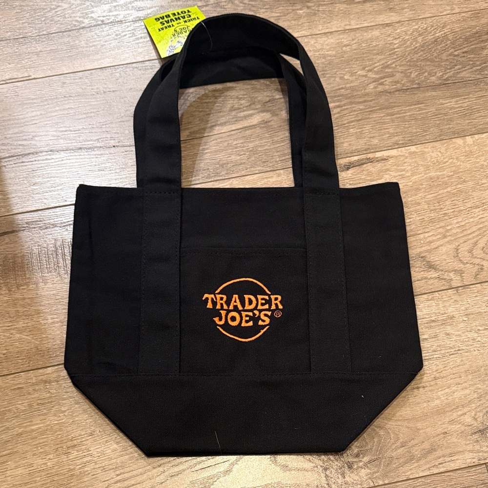Trader Joe's Black Tote Bag